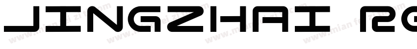 jingzhai Regular字体转换